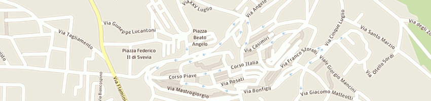 Mappa della impresa studio tecnico pasquarelli mario a GUALDO TADINO