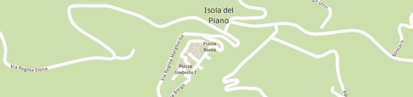 Mappa della impresa supermercato la mimosa di taddei marina e c (snc) a ISOLA DEL PIANO