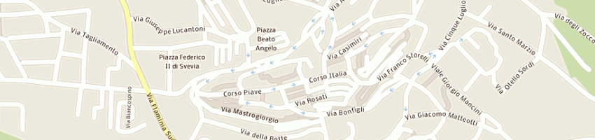 Mappa della impresa grilli daria a GUALDO TADINO