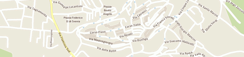 Mappa della impresa vecchiarelli eduardo a GUALDO TADINO