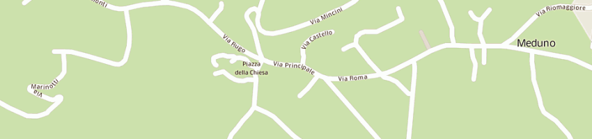 Mappa della impresa ferroli turco elide a MEDUNO