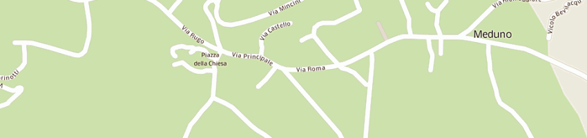 Mappa della impresa mazzarolli emilio a MEDUNO
