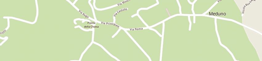 Mappa della impresa melosso romano e c snc a MEDUNO