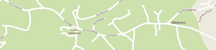 Mappa della impresa stazione forestale a MEDUNO
