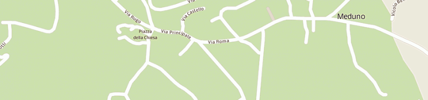 Mappa della impresa burello eliseo di burello sandro e c snc a MEDUNO