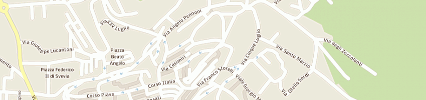 Mappa della impresa autoservizi lepri srl a GUALDO TADINO