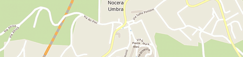 Mappa della impresa ferramenta luzi snc di luzi sandro e c a NOCERA UMBRA