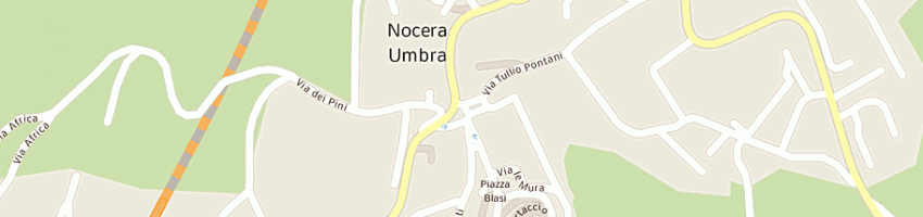 Mappa della impresa CONFARTIGIANATO DI NOCERA UMBRA