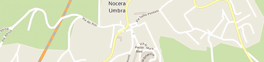 Mappa della impresa estetica 2000 - gasparri elisabetta a NOCERA UMBRA