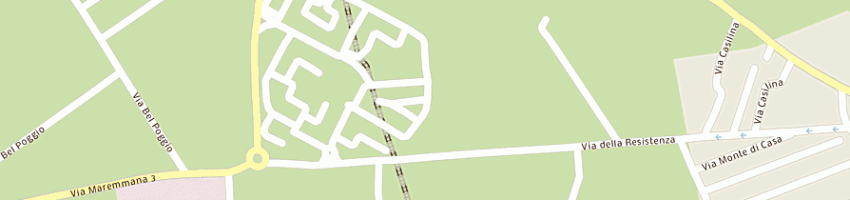Mappa della impresa roma airport transfer snc di ugolini roberto e marco a SAN CESAREO
