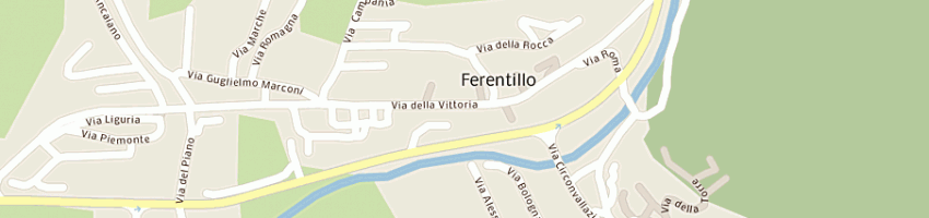 Mappa della impresa cassa di risparmio di spoleto spa a FERENTILLO