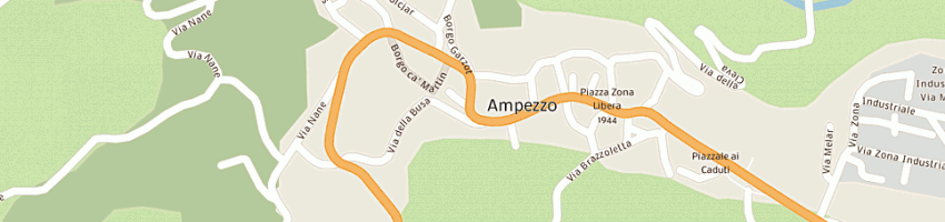 Mappa della impresa albergo dal cortesan sas di de luca maurizio e c a AMPEZZO