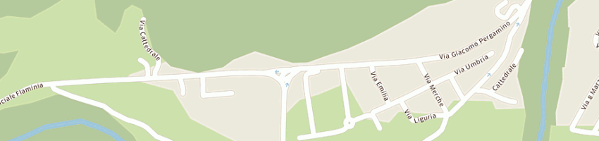 Mappa della impresa tabaccheria ricevitoria lotto nicoletti anna a FOSSOMBRONE