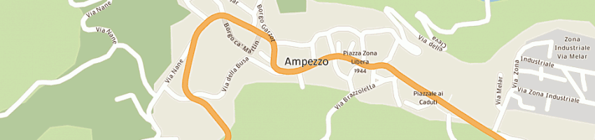 Mappa della impresa azienda per i servizi sanitari n3 alto friuli a AMPEZZO