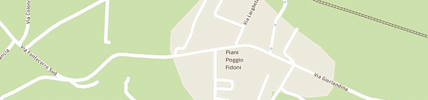 Mappa della impresa mostarda rino a RIETI