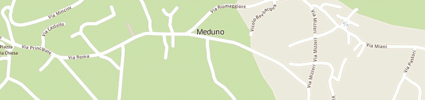 Mappa della impresa materiali edili di boz luciana e c (sas) a MEDUNO