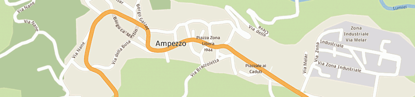 Mappa della impresa de monte lolita a AMPEZZO