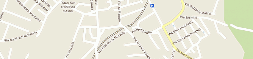 Mappa della impresa caseificio ferraro srl a CASTELVETRANO