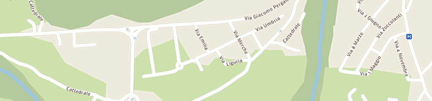 Mappa della impresa mei mauro e c (snc) a FOSSOMBRONE