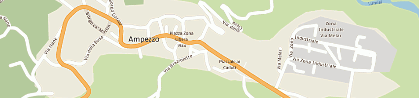 Mappa della impresa dorigo maria a AMPEZZO