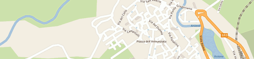 Mappa della impresa istituto suore oblate maria vergine di fatima a TIVOLI