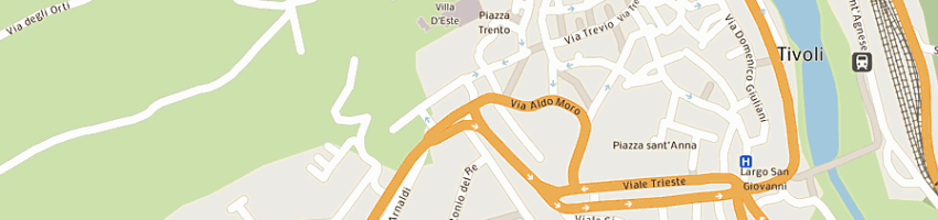 Mappa della impresa sorelle berti snc di berti elena e maria teresa a TIVOLI