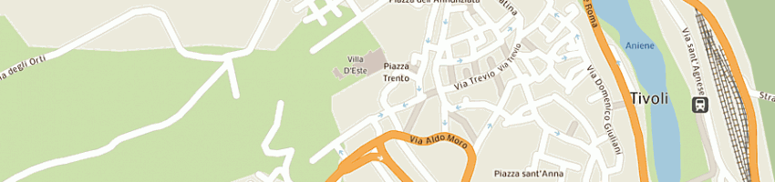 Mappa della impresa presciutti rosanna a TIVOLI