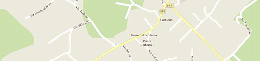Mappa della impresa quattrin pellarin anna maria a ZOPPOLA