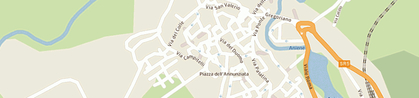 Mappa della impresa casale luigi a TIVOLI