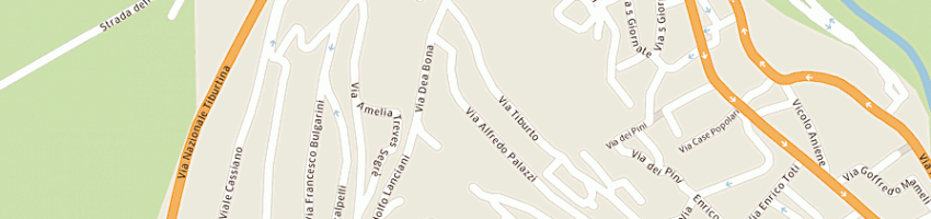 Mappa della impresa benigni marco a TIVOLI