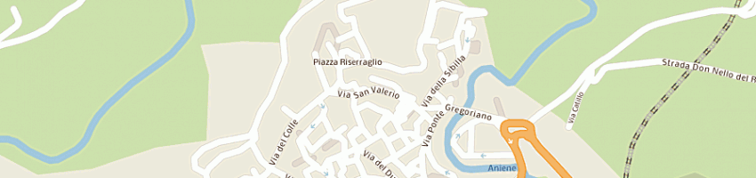 Mappa della impresa curro' andrea e stefano snc a TIVOLI