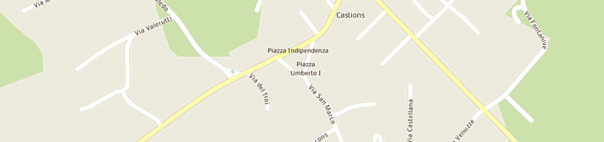 Mappa della impresa de toni marco a ZOPPOLA