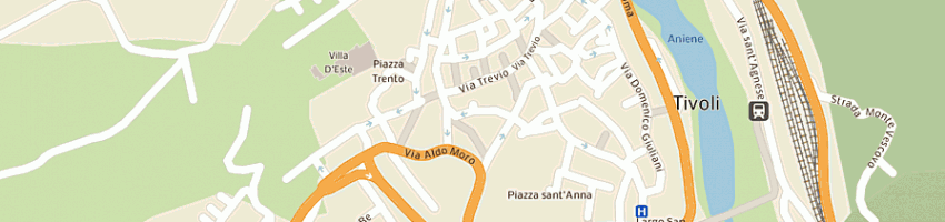 Mappa della impresa foresi roberto a TIVOLI