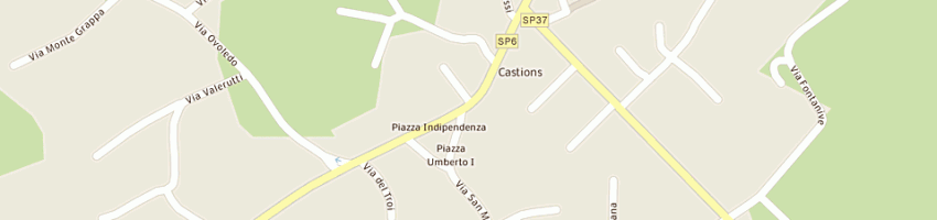 Mappa della impresa bortolussi forniture catering srl a ZOPPOLA