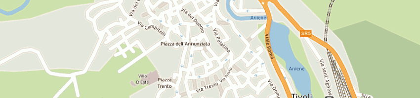 Mappa della impresa alleanza nazionale - circolo territoriale a TIVOLI