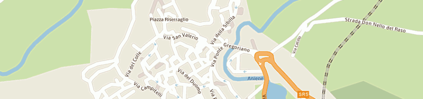 Mappa della impresa proietti carlo a TIVOLI