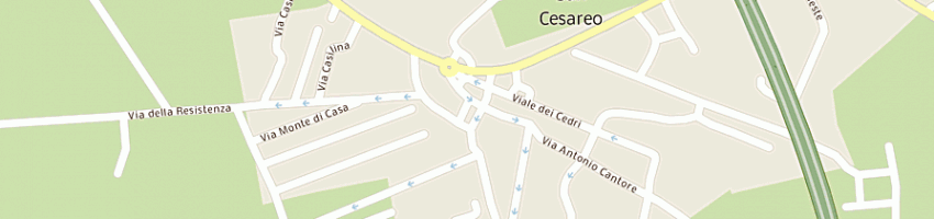Mappa della impresa scacco benito a SAN CESAREO