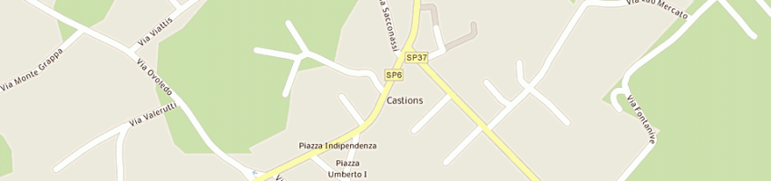 Mappa della impresa burgos di pomaretto amedeo a ZOPPOLA