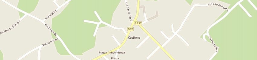 Mappa della impresa fedrigo lucia a ZOPPOLA