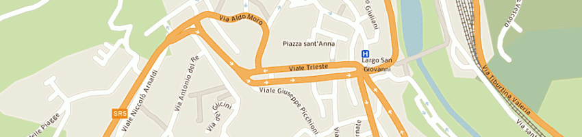 Mappa della impresa ferretti augusto a TIVOLI