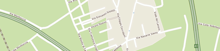 Mappa della impresa pulciani carlo a SAN CESAREO