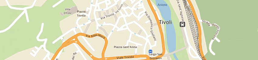 Mappa della impresa paoletti giuseppina a TIVOLI