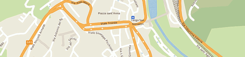 Mappa della impresa gs spa a TIVOLI