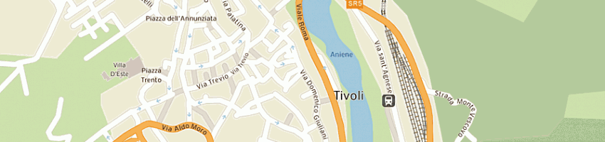 Mappa della impresa azienda usl rm g a TIVOLI