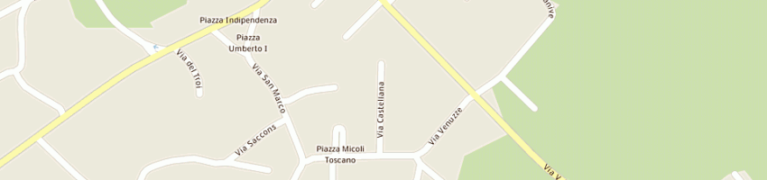 Mappa della impresa della zuana impianti di della zuana mario e c snc a ZOPPOLA