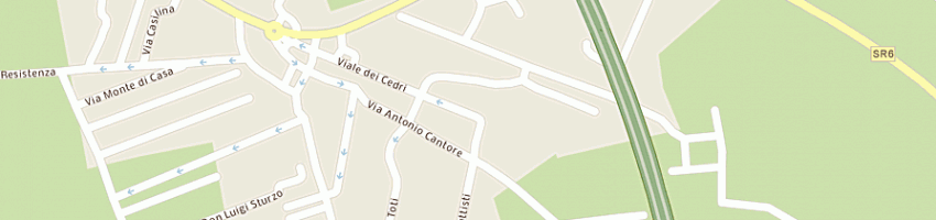 Mappa della impresa scuola media statale c pavese a SAN CESAREO