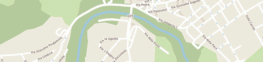 Mappa della impresa giombetti sas a FOSSOMBRONE