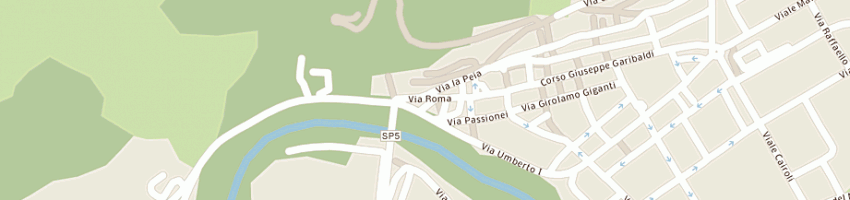 Mappa della impresa old flower di tauszig cristina a FOSSOMBRONE