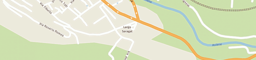 Mappa della impresa lori antonio a TIVOLI