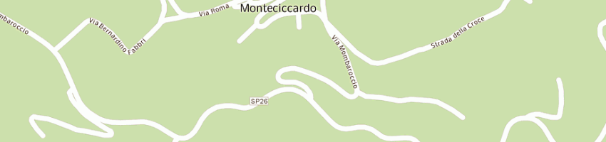 Mappa della impresa albertini intagli snc di albertini marco e c a MONTECICCARDO